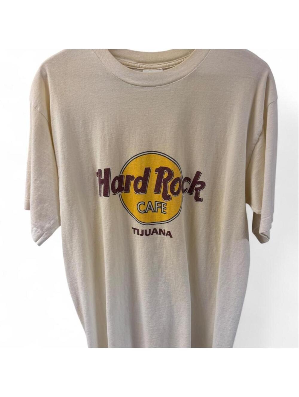 Hard Rock Cafe Tijuana T-shirt with yellow circle logo
